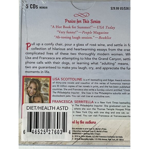 I See Life Through Rosé-Colored Glasses Audiobook CD Scottoline Serritella - Picture 7 of 7